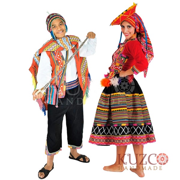 Peruvian typical costume for adults, Peruvian costume, VALICHA, Peruvian dance costume for adults, peruvian costume for adults