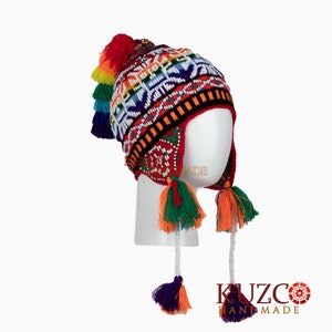 Chullo Hat &quot;Q&#39;ero&quot;, Cap chullo Peruvian, Peruvian hat, Chullo Quero, Chullo Shaman Hat, Peruvian Shaman Hat, Chullo Ceremonial &quot;Q&#39;ero&quot;
