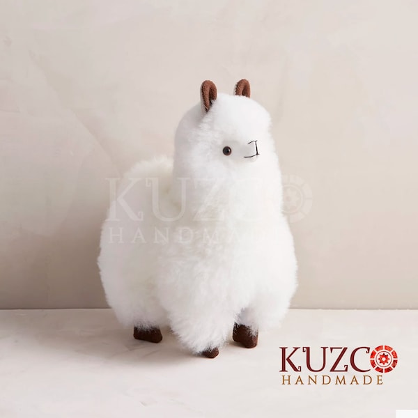 Alpaca Toy, Alpaca Fur Toy, Small Alpaca Wool Alpaca, Soft Stuffed Toy, Peruvian Alpaca, Stuffed Animal, Extremely Soft Toy