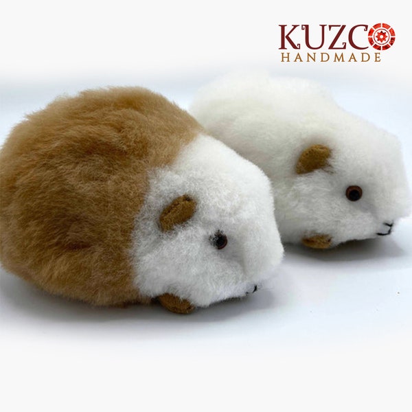 Guinea Pig Plush, Cuy, Alpaca Fur Plush, Guinea Pig, Alpaca Stuffed Animals, Peruvian Alpaca Plush, Real Alpaca Cuy Fur