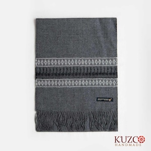 100% Baby Alpaca Wool Scarf – Gray Alpaca Scarf, Hypoallergenic & Ultra Soft, Winter gift scarf,Christmas scarf gift