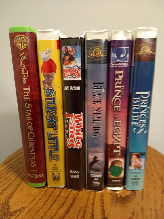 VINTAGE VHS Tapes Veggie Tales-star Christmas Stuart Little - Etsy Singapore