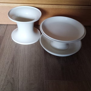 Tupperware Mini Serve It All and Cake Pedestal - Vintage