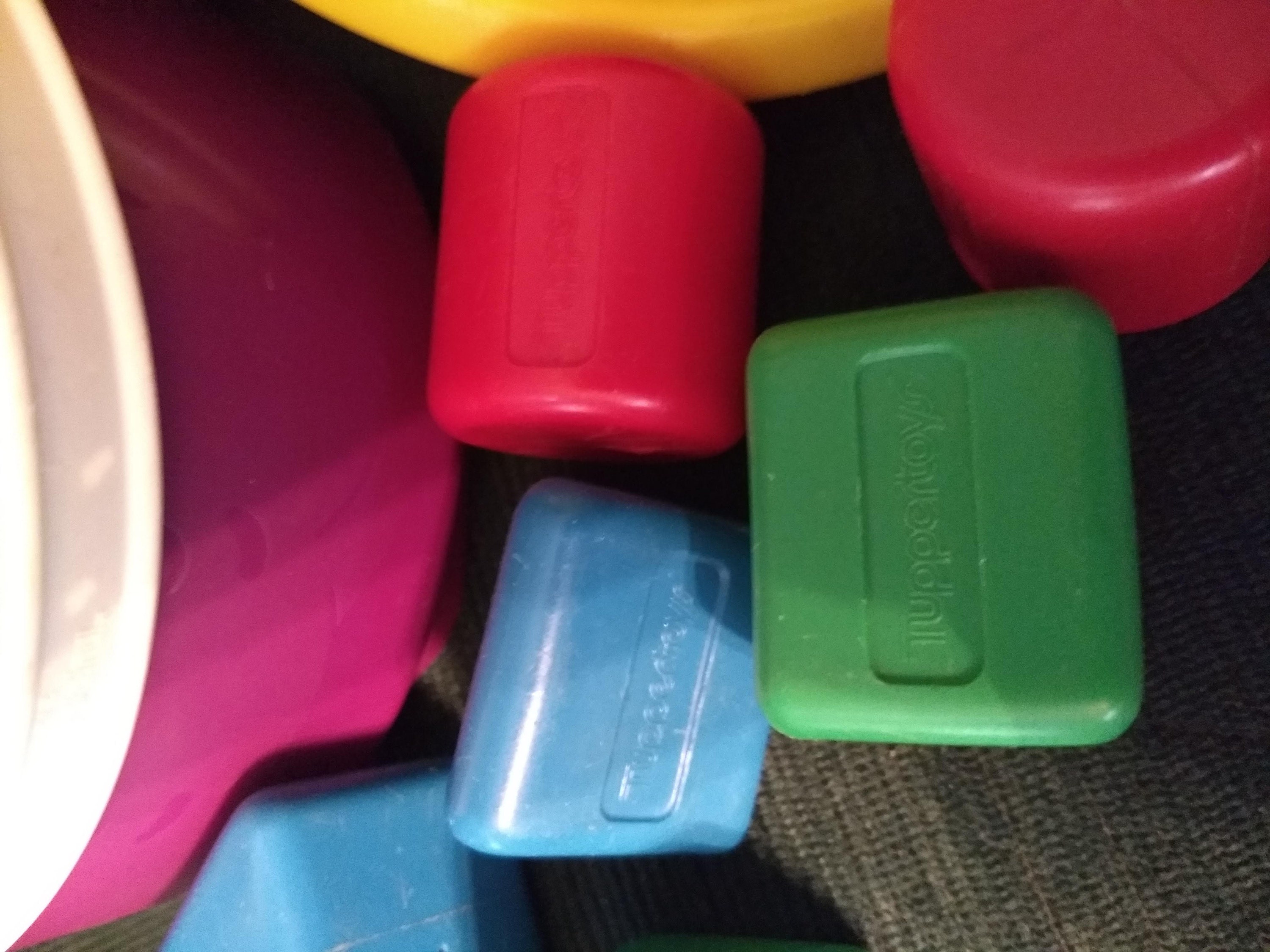 Tupperware's Tuppertoys Shape Sorter ToyPail Etsy