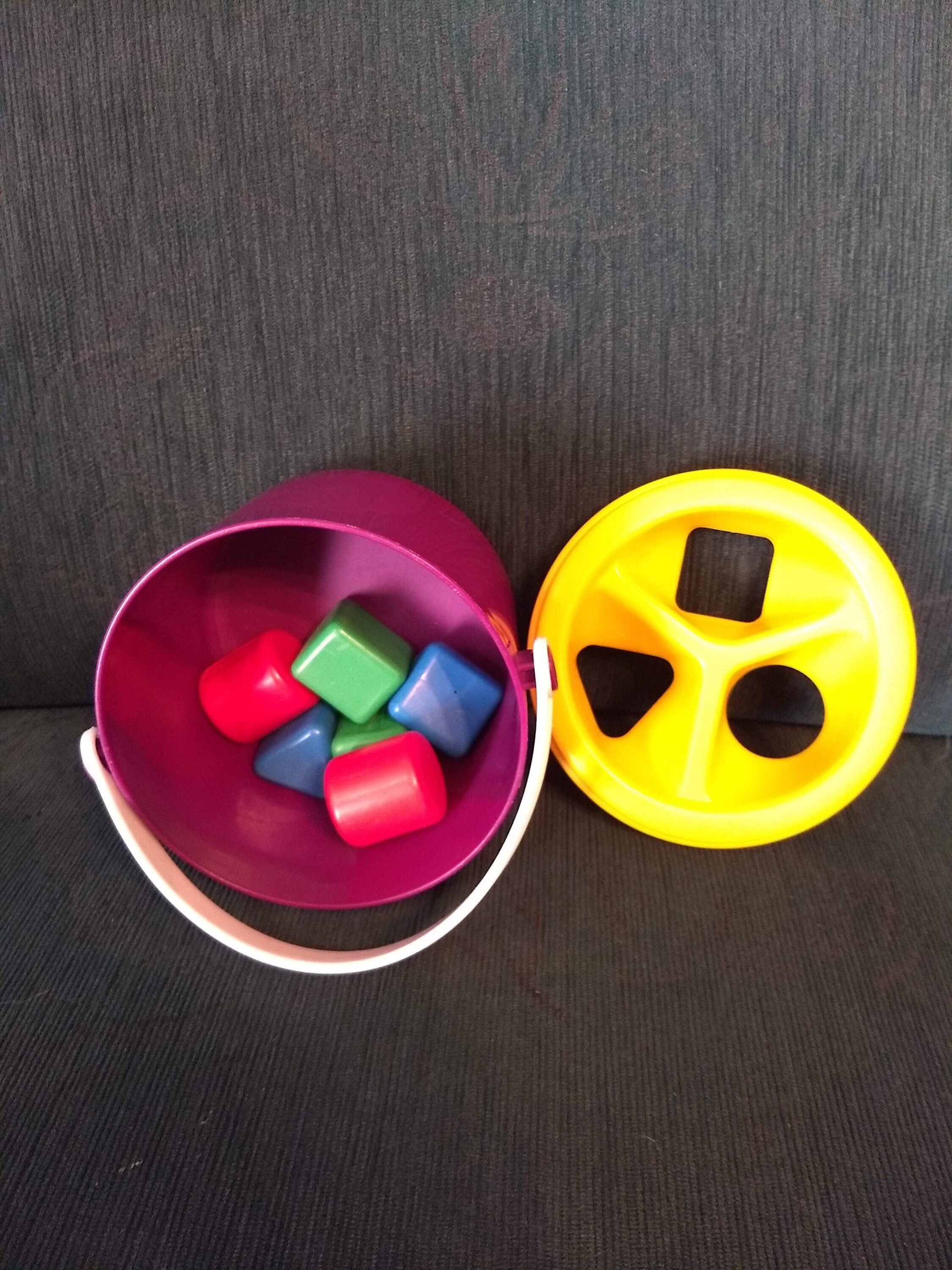 Tupperware's Tuppertoys Shape Sorter ToyPail Etsy