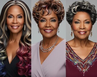 Elegant Women Stockphotos, Hair and Beauty Digital Prints