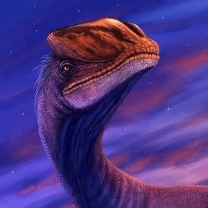 Dilophosaurus Sunset
