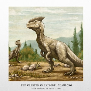 Cartão postal do Museu Vintage Guanlong (cor)
