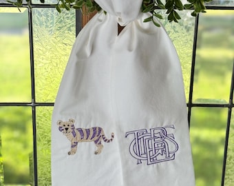 Tigers Football Wreath Sash