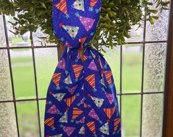 Handmade Birthday Wreath Sash: Celebration Door Decor