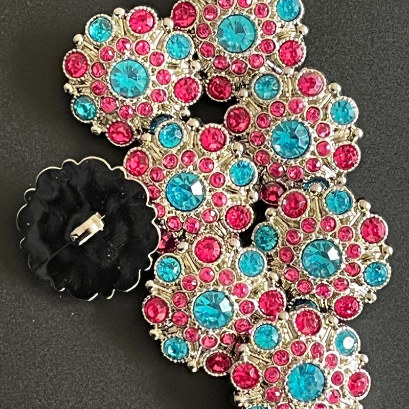 Rhinestone Buttons - Etsy
