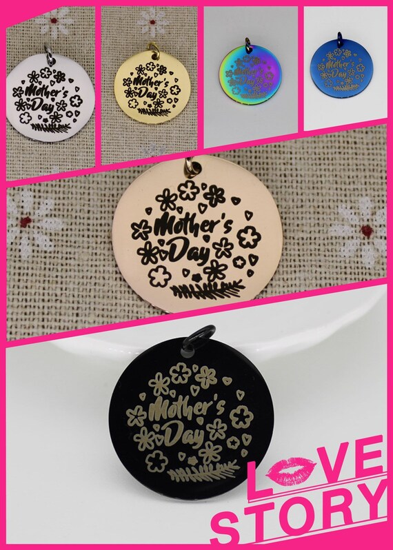 Buy Mother's Day Charm, Pc Wholesale Stainless Steel Charms