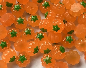 Miniature Halloween Pumpkins: Dollhouse Halloween Decoration, Party Favors  10pc. Parties, Prop Supplies.