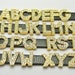 52 Pcs 8mm Rhinestone Alphabet Slide Charms - A-Z Letters For DIY Jewelry Making