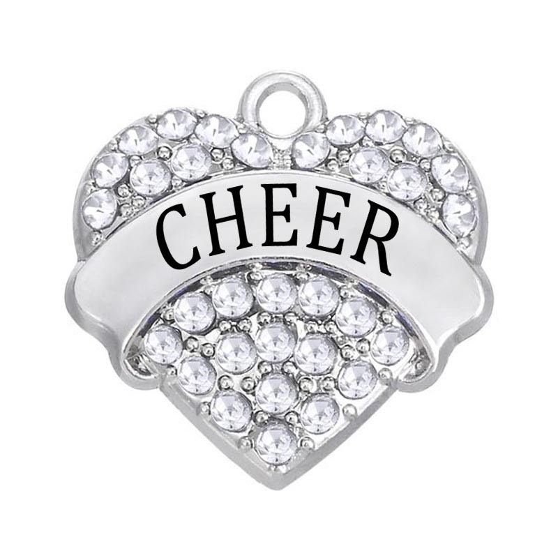 Zinc Alloy Antique Silvery Cheerleader i Love To Cheer Sports Charms,  Perfect For Diy Necklaces, Bracelets, Earrings And Jewelry Making - Temu  New Zealand