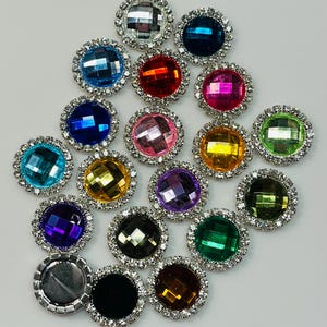 Cabochons de costas planas de strass, 10 peças. Enfeites de strass, grampo de cabelo para casamento, artesanato de joias
