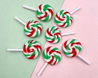 Cabujones navideños de arcilla polimérica: manualidades DIY (lote de 3)