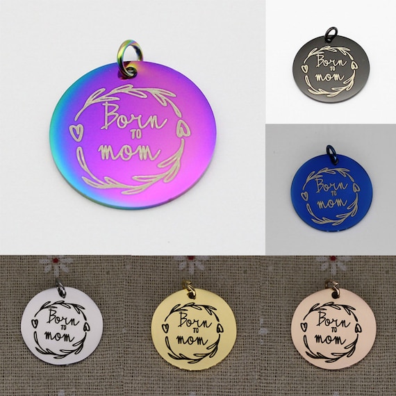 Born To Mom charm, pc wholesale stainless steel charms, Pendants, World's  Greatest Mommy, Best Mama Ever, Mother's Day gift, 1408 1413