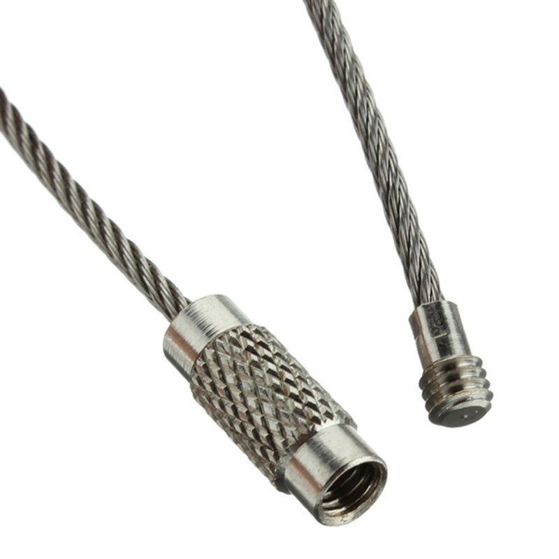 Wire Keychain Rope 4 Pcs Stainless Steel Wire Keychain: Cable Rope Key Fob - Etsy