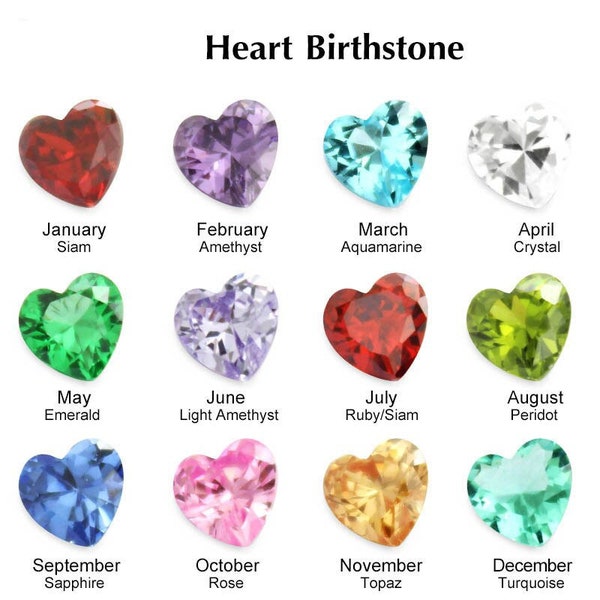 1 Pc. 5MM Birthstone Floating Hearts For Living Lockets, Heart Shape Pointed Back, Glass Crystal Rhinestone Gems For Memory Lockets
