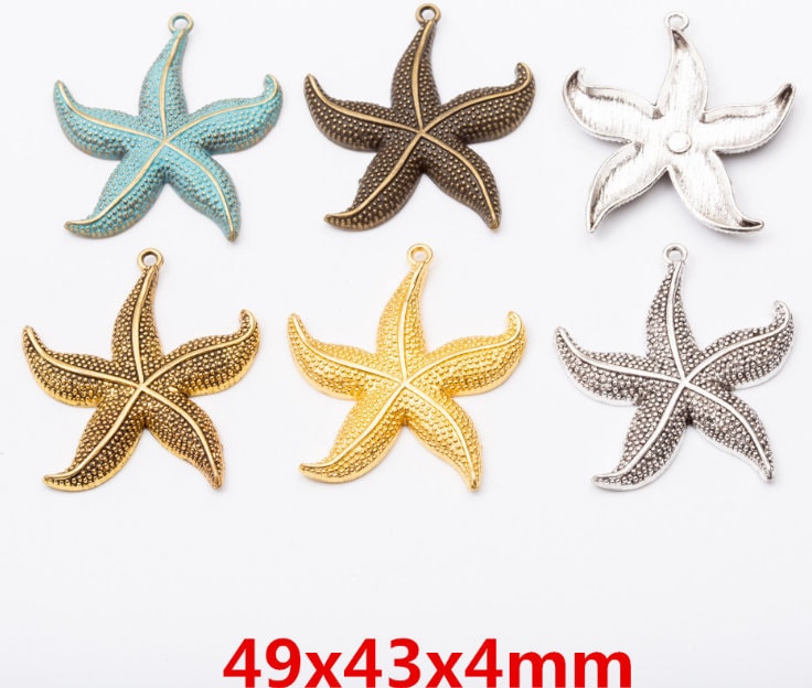 LiQunSweet 50 Pcs Alloy Colorful Enamel Shell Tiny Charms Pendants in Bulk  for Ocean Necklace Bracelet Earrings Making DIY Accessories - 19mm
