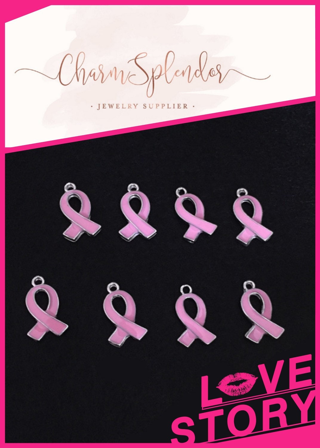 Awareness ribbon shop charms wholesale