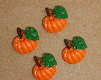 Kürbis Cabochons: Ernte Cabochons (5 Stück) 007