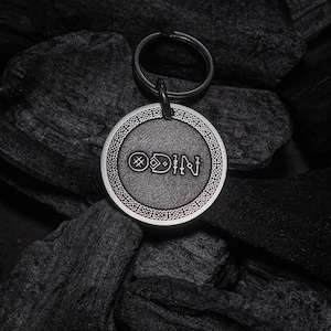 Médaille d'identification pour animal de compagnie THOR, médaille pour collier de chien, médaille gravée pour animaux de compagnie. Carte d'identité celtique personnalisée pour animal de compagnie, médaille pour chien, médaille de collier pour chat, insigne pour petit chien