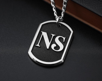 Personalized Stainless Steel Pendant – Custom Engraved Jewelry Gift