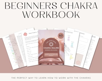 Beginner's Chakra Healing Workbook: Spiritual Journal Prompts (Digital Download)