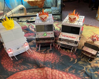 Unpainted Sweet Tooth Ice Cream Truck RC: Twisted Metal Fan Art, 4WD, Hobby Grade