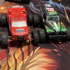 Upcycled 1/12 Grave Digger RC Stunt Truck: Fast 4WD Off-Road image 11