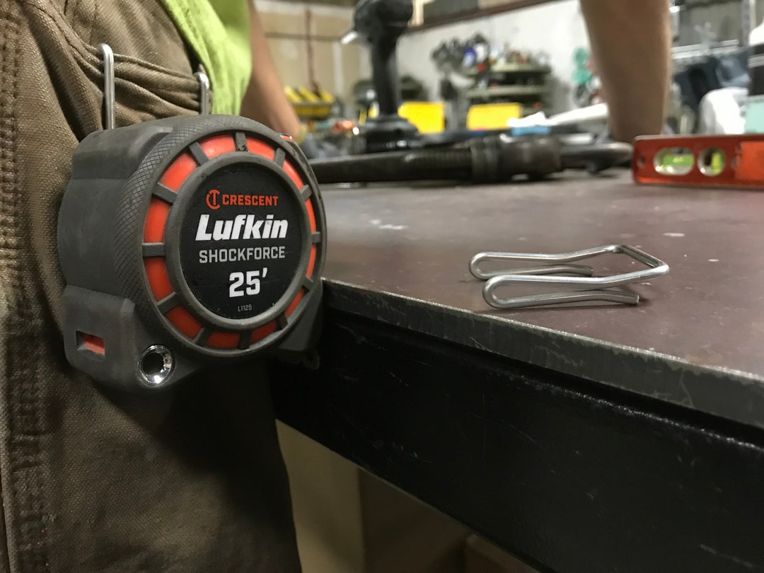 Tape Measure Clip Pocket Protector Tools Holster Stainless Steel Tape