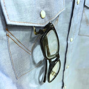Glasses Holder Clip for Shirt Pocket | Gift for Men Who Lose Glasses | Ripnot Reading Glasses Clip | Practical Gift for Husband