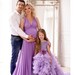 Maternity Long Lavender Dress Mother Daughter Matching Weddinп Dresses ...