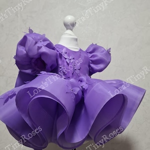Fairy baby dress, 1st birthday extra puffy butterfly dress, Toddler tutu dress, Flower girl dress, Cake smash dress, Special occasion dress