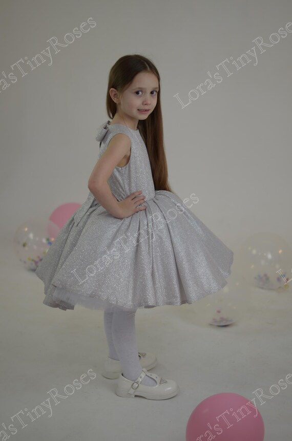 silver christmas dress girls Amazon.com: HYGLJL Silver Sequin Pageant Dress for Girls Puffy High Low Flower Girl Dress Toddler Prom Birthday Party Ball Gowns: Clothing, Shoes & Jewelry