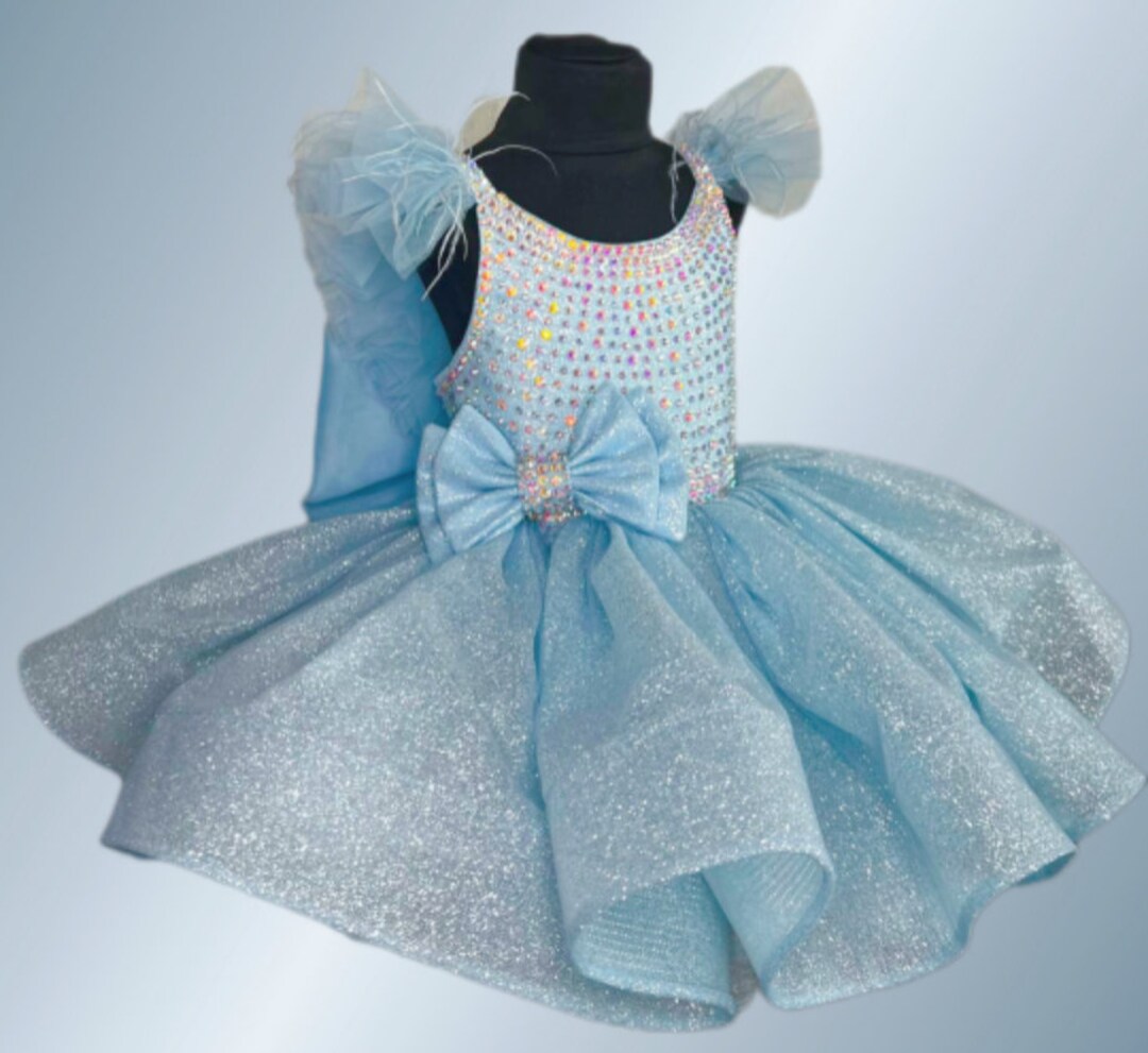 A Bright Spark Dress- Baby Blue