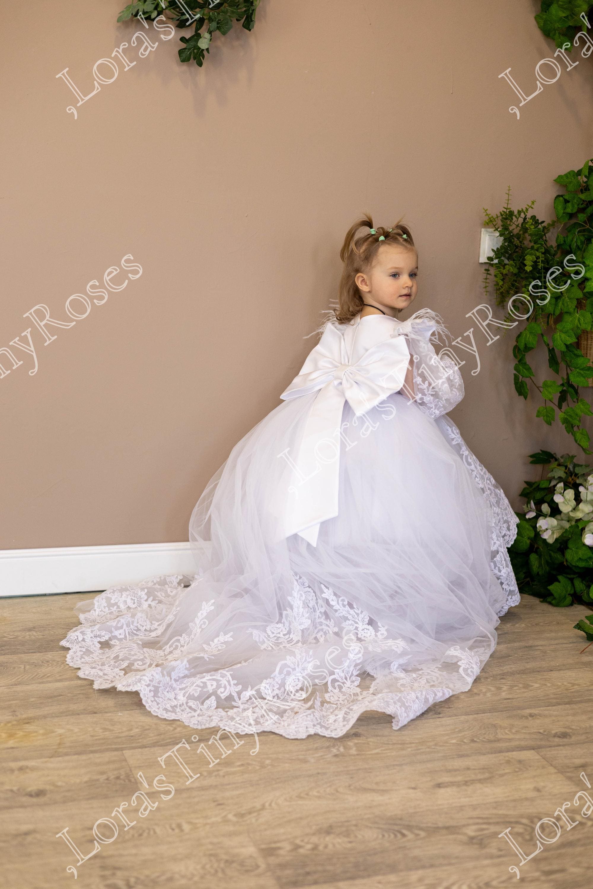 First Communion Dress With Sleeves