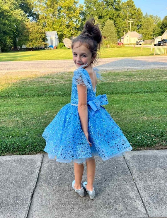 Abito Bambina Amelia Blu Navy - ZOYA Fashion - Foto 3