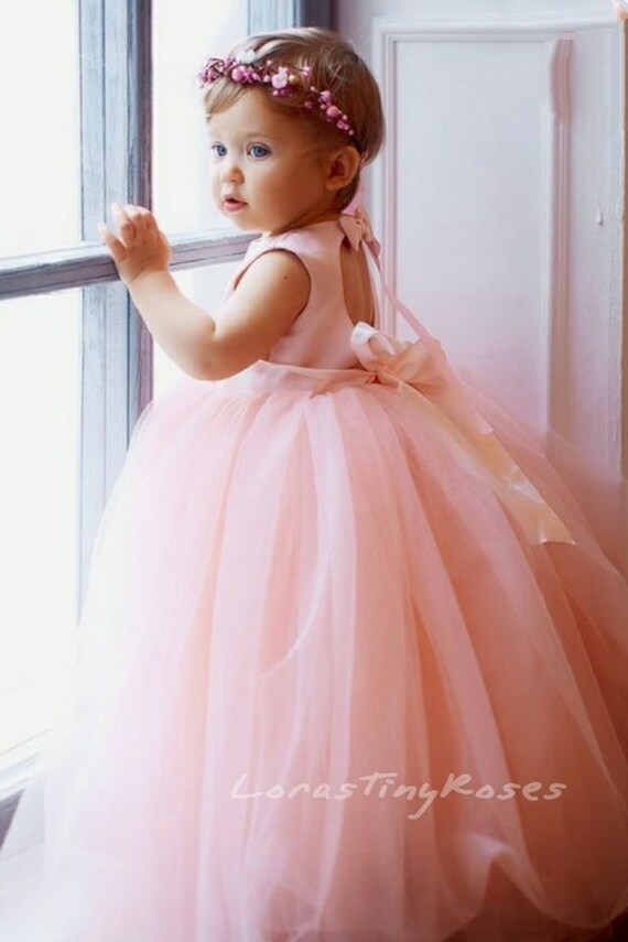 Blush pink infant best sale dress
