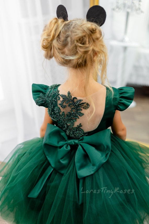 green birthday dress