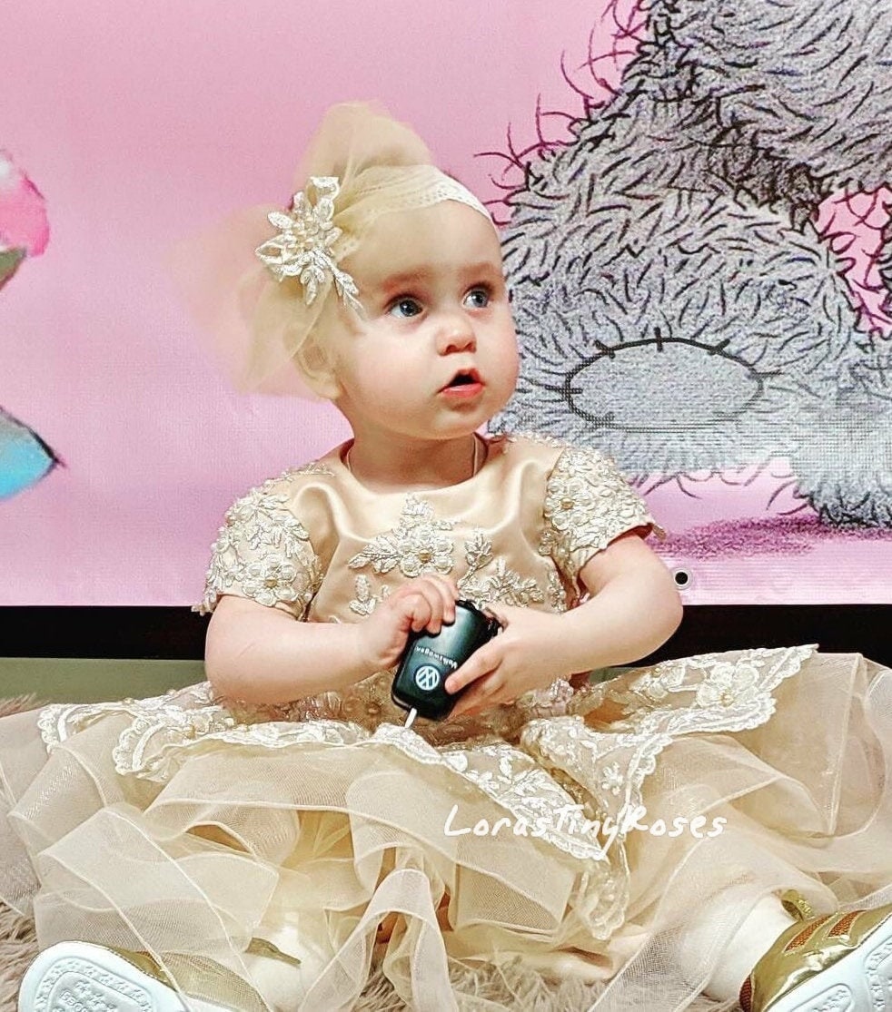 Neonato Completo Primo Compleanno Bimba Neonato Outfit Primo - Main Image