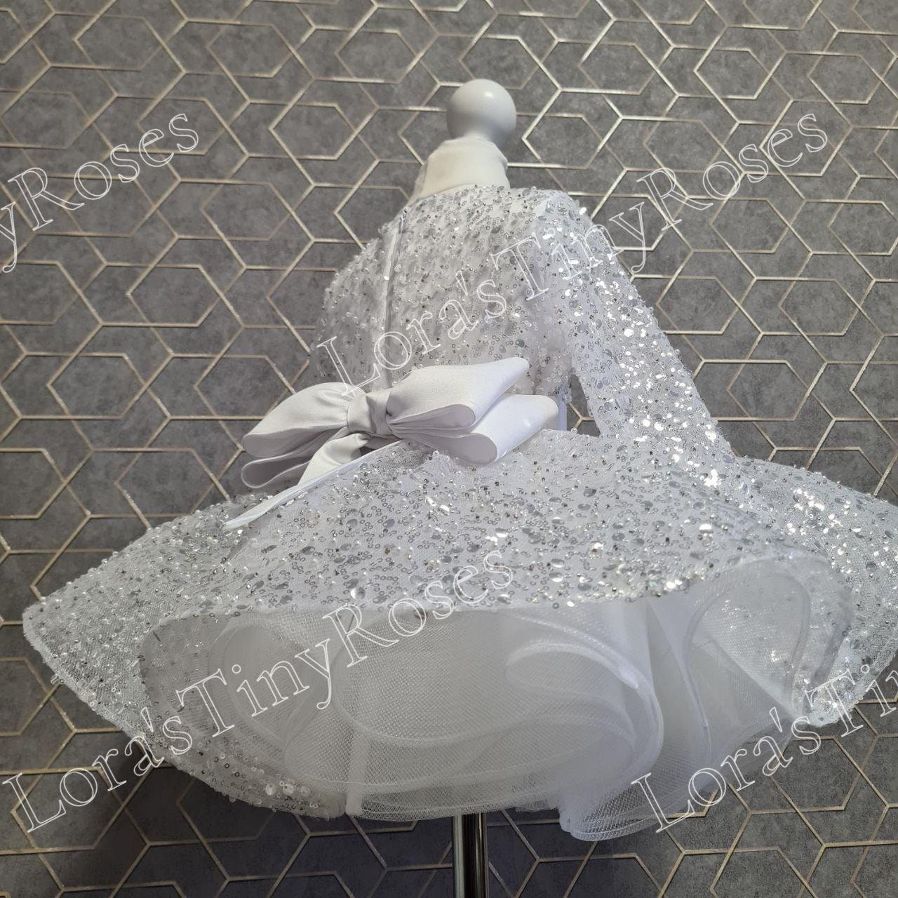 slim fit dress slacks Silver Sequin Wedding Dress Off The Shoulder – Lisposa main image 1