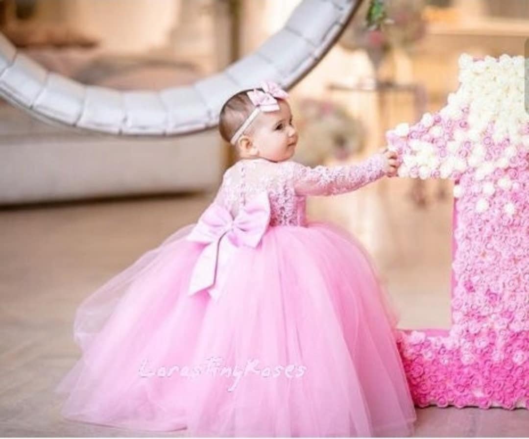 baby pink frock for girl baby pink color frock baby pink and gown baby girl  frock
