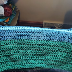 Handmade Grey/Green Balaclava, Snood, Hood