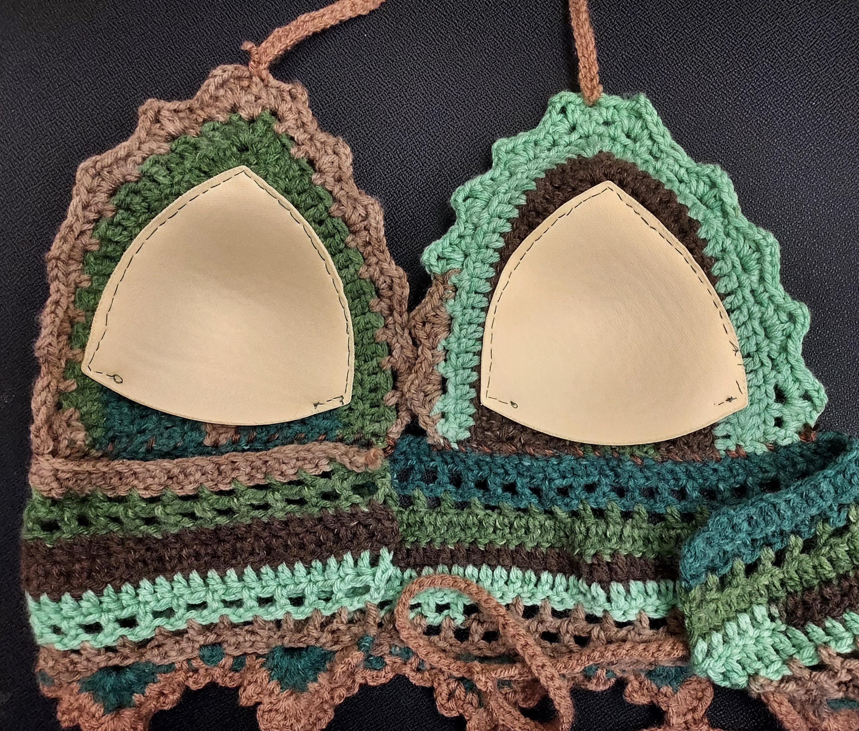 forest green bralette