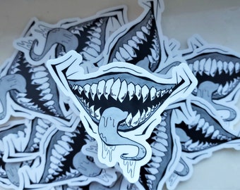 Drooling Mouth with Teeth