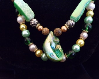 Under the Sea Necklace and Earring Set