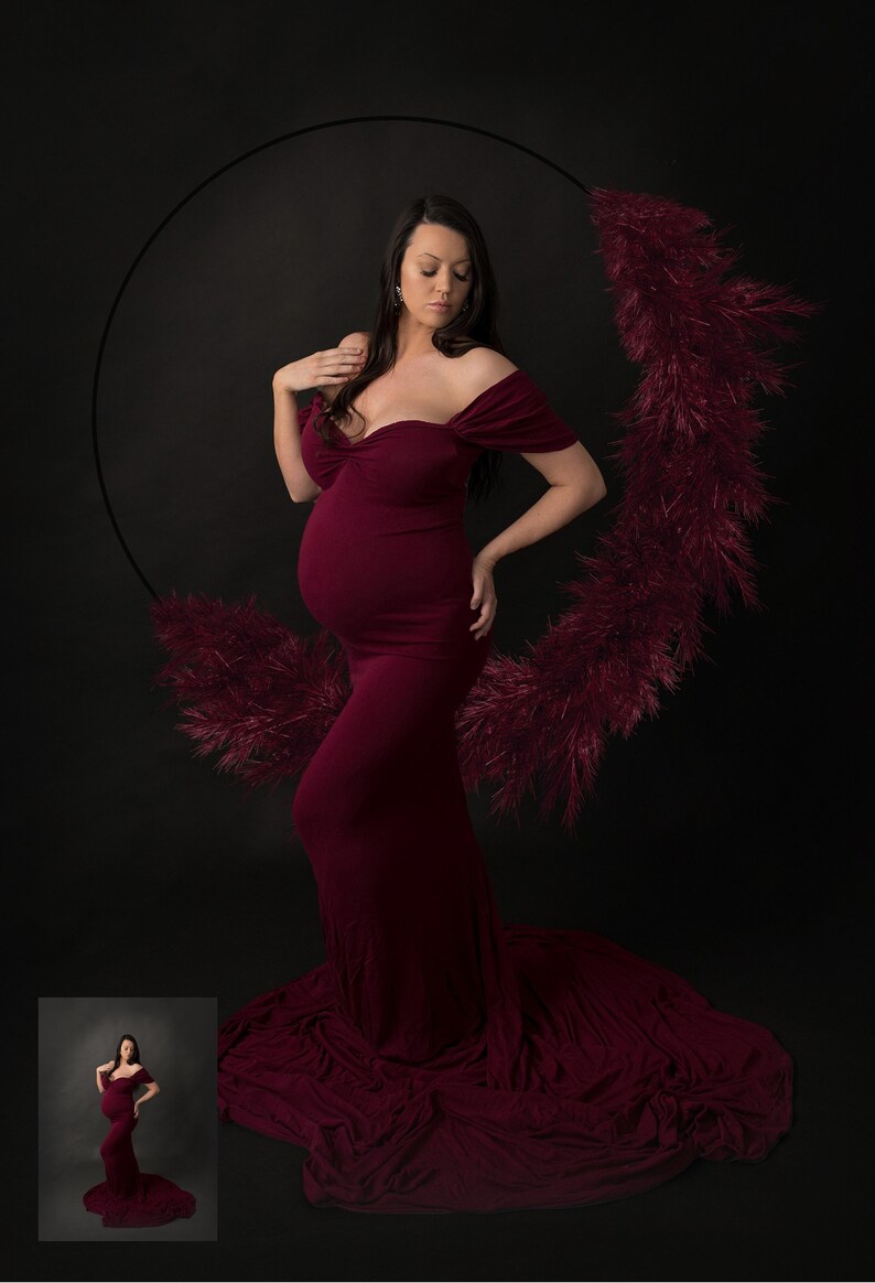 Floral Ring Backdrop Overlays Maternity Overlays for Etsy